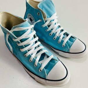 Converse Chuck Taylor All Star Hi Top Sneakers Tiffany Blue, Sz 10 Women